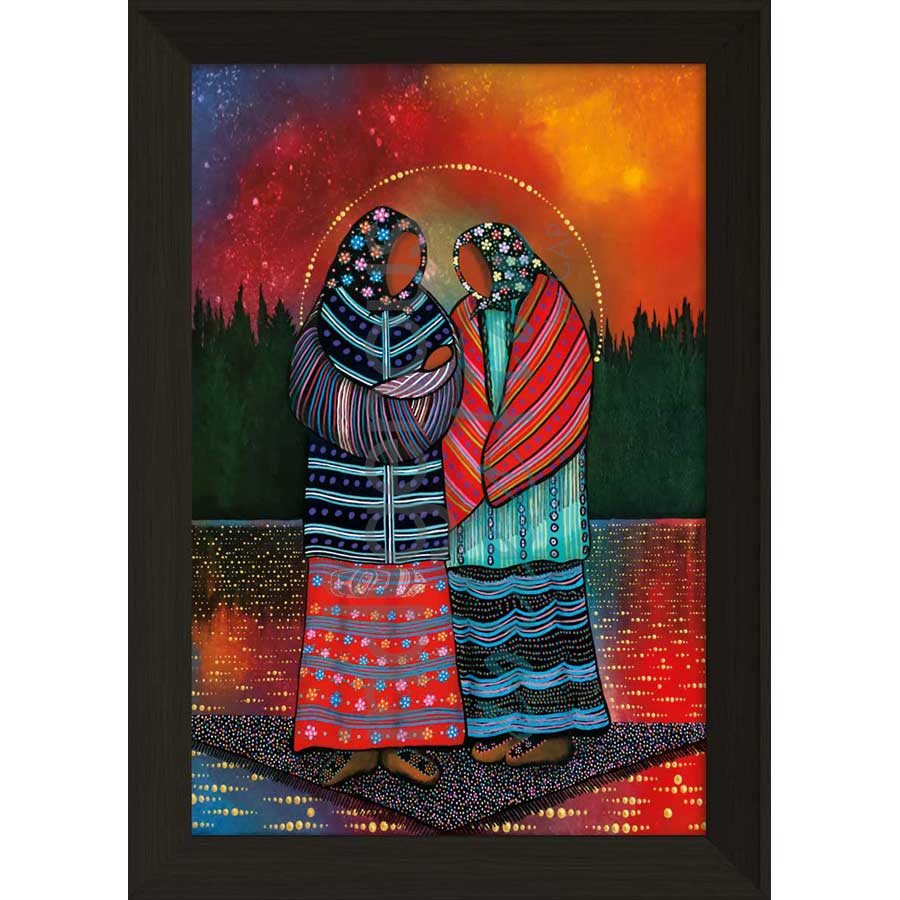 Kookum by artist Betty Albert - Cree. Indigenous Collection