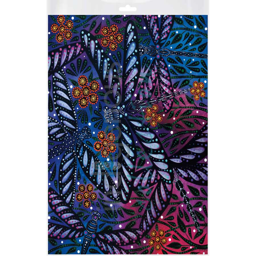 Dragonflies by artist Betty Albert - Cree. Indigenous Collection