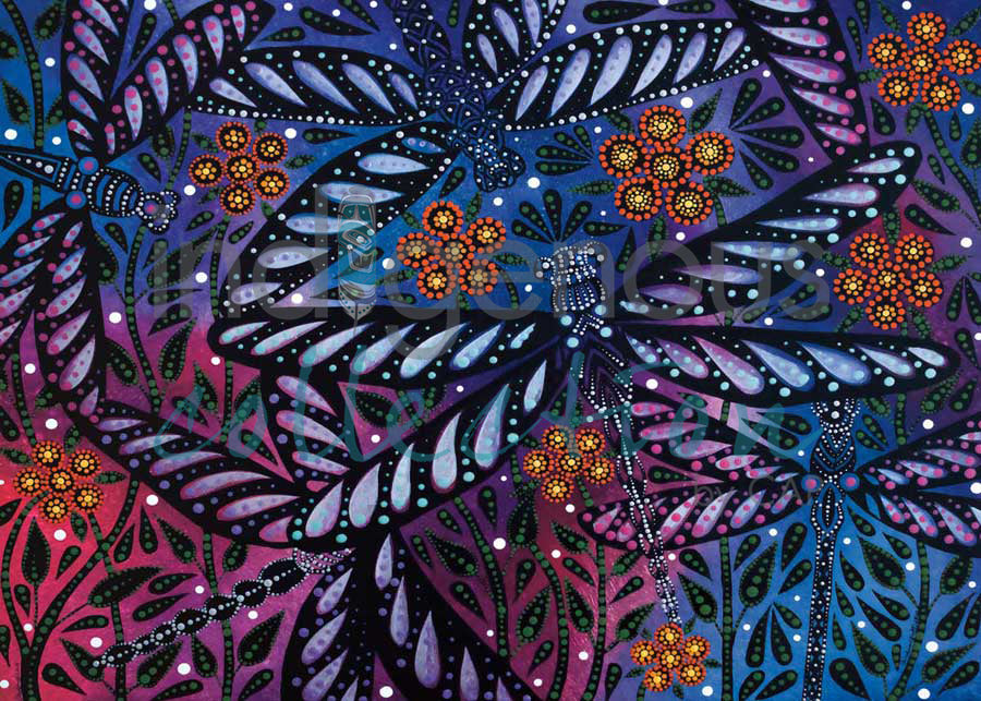 Dragonflies by artist Betty Albert