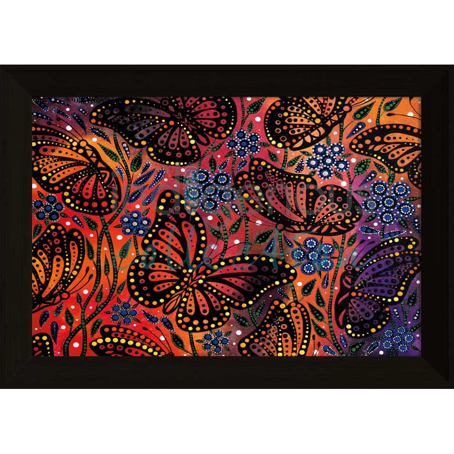 Butterflies by artist Betty Albert - Cree. Indigenous Collection