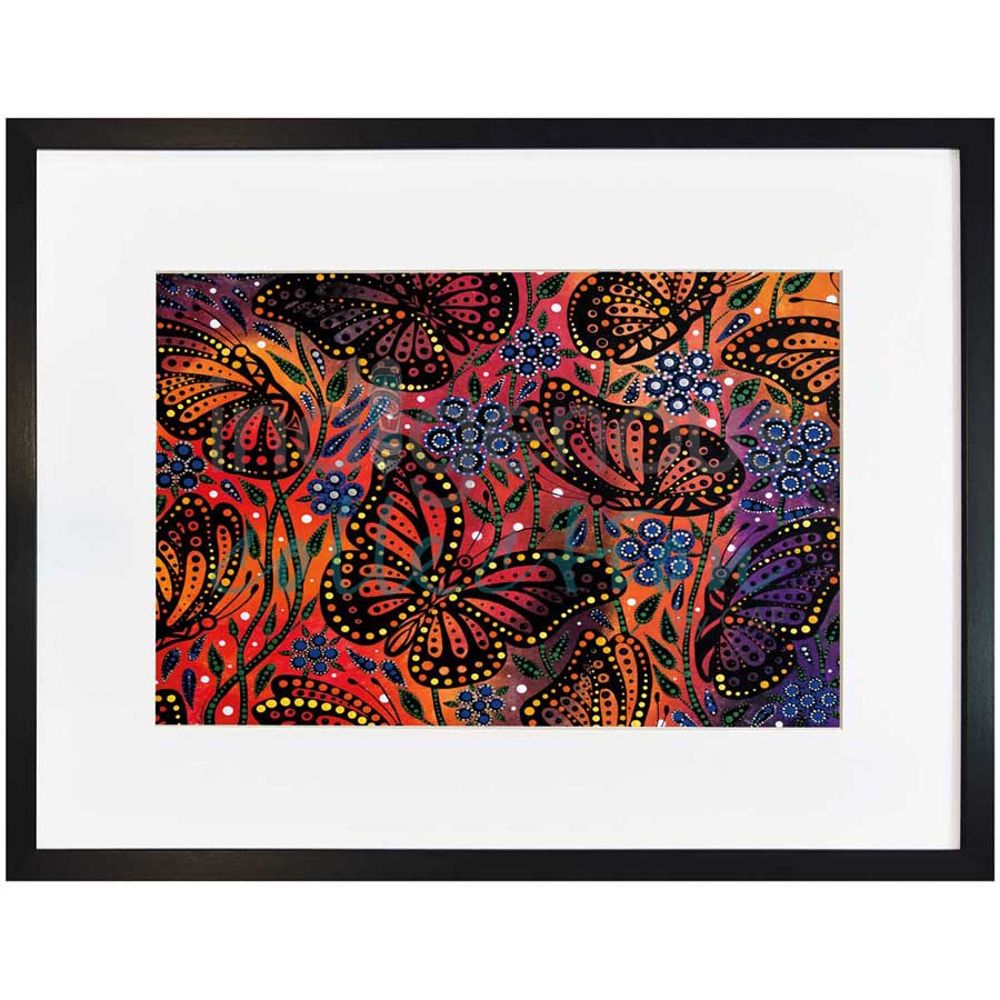 Butterflies by artist Betty Albert - Cree. Indigenous Collection