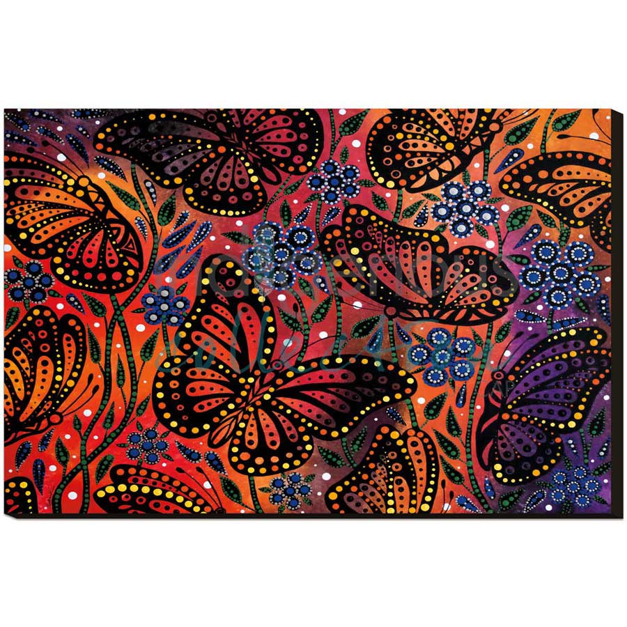 Butterflies by artist Betty Albert - Cree. Indigenous Collection