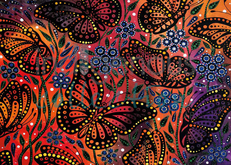 Butterflies by artist Betty Albert