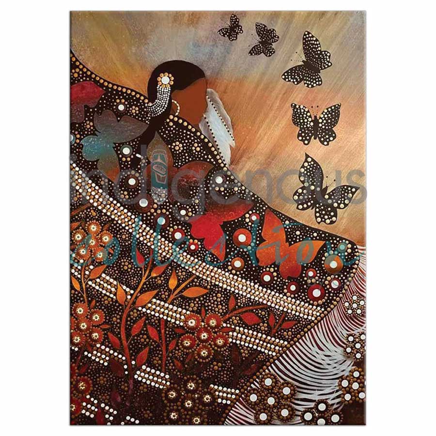 Butterfly Dance Magnets by artist Betty Albert