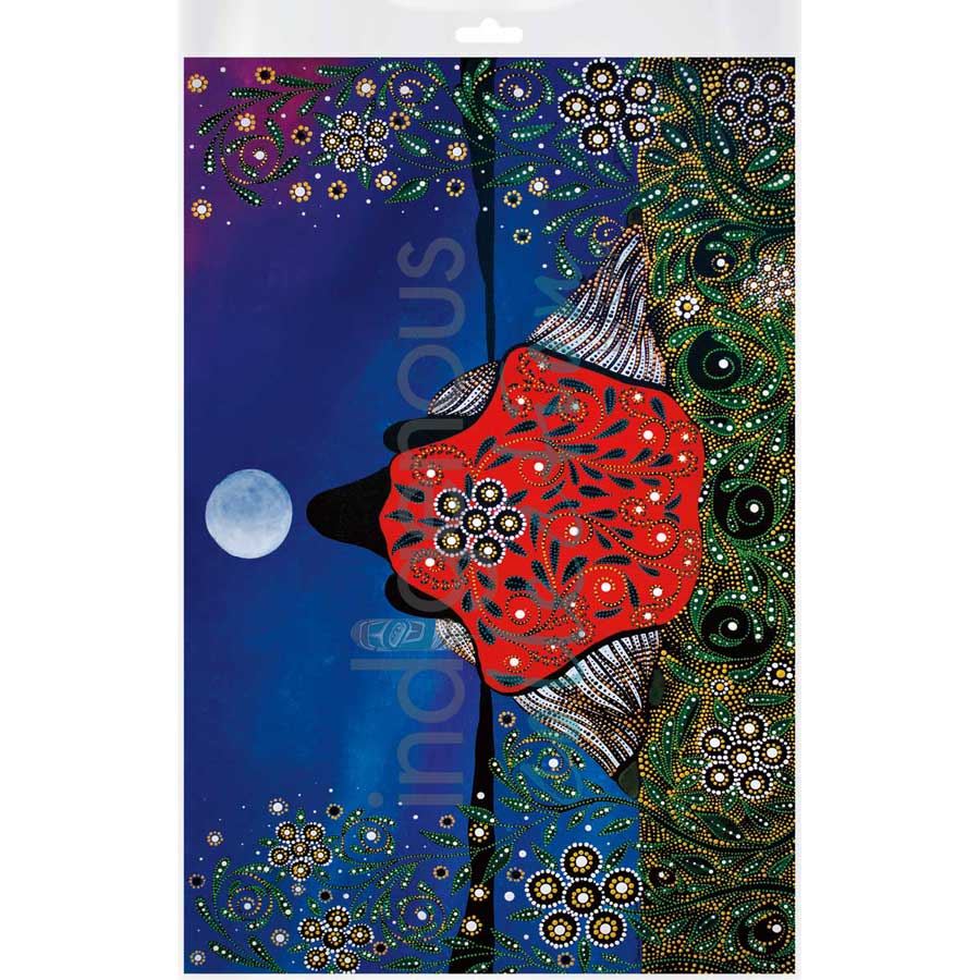 Grandmother Moon by artist Betty Albert - Cree. Indigenous Collection