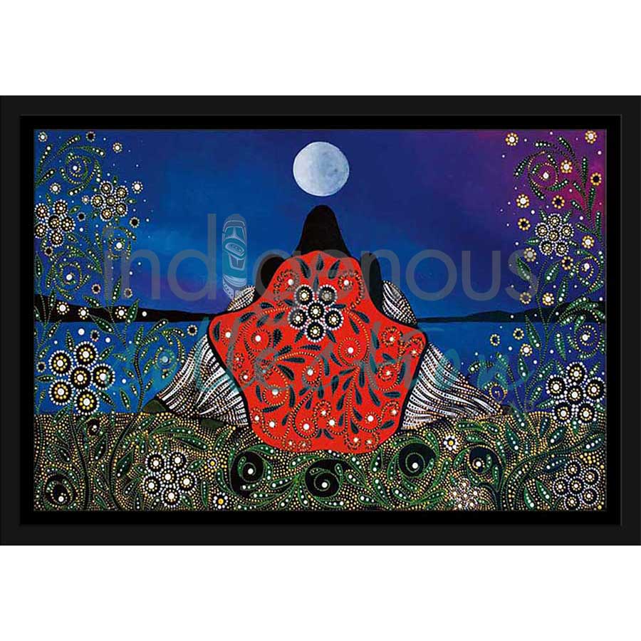 Grandmother Moon by artist Betty Albert - Cree. Indigenous Collection