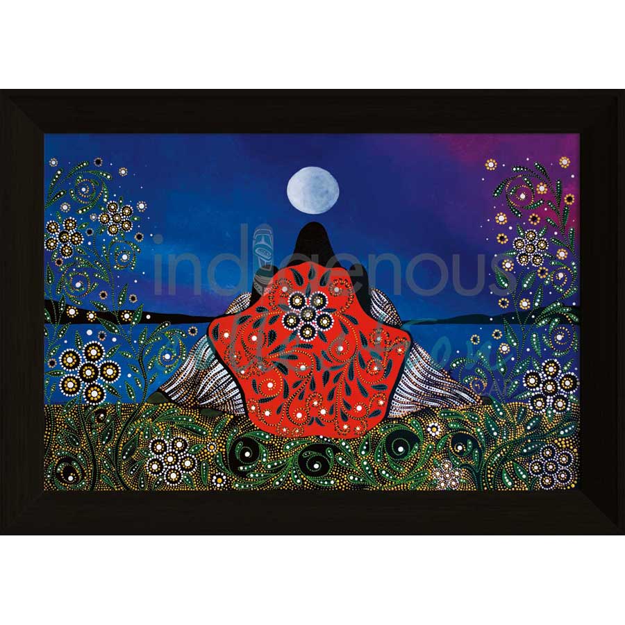 Grandmother Moon by artist Betty Albert - Cree. Indigenous Collection