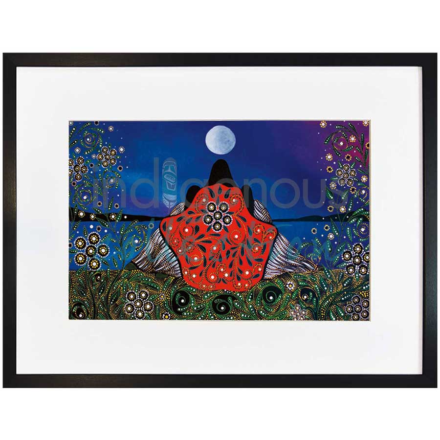 Grandmother Moon by artist Betty Albert - Cree. Indigenous Collection