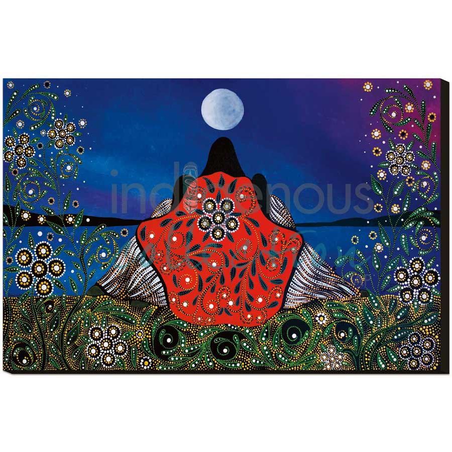 Grandmother Moon by artist Betty Albert - Cree. Indigenous Collection