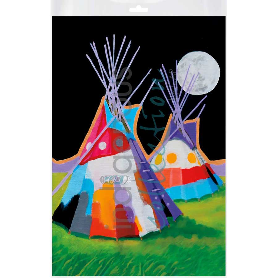 Bed and Breakfast by artist John Balloue - Cherokee. Indigenous Collection