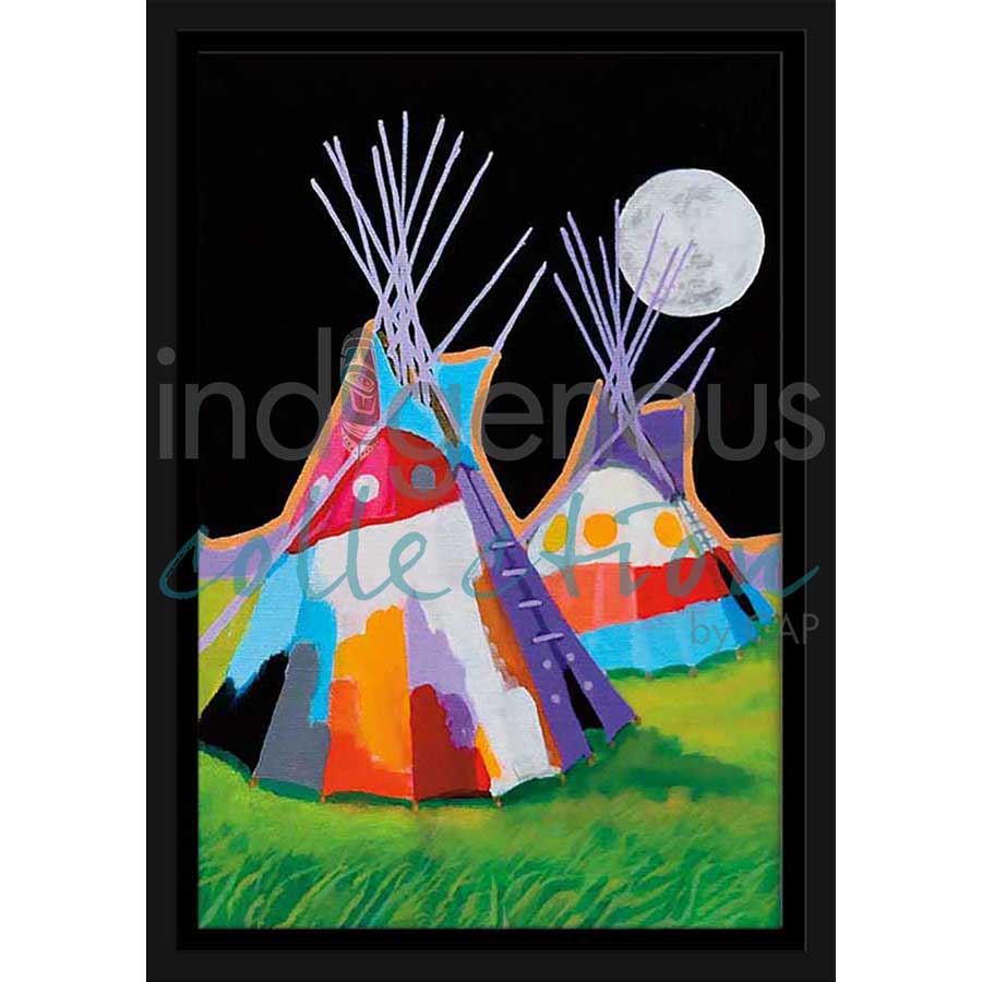 Bed and Breakfast by artist John Balloue - Cherokee. Indigenous Collection