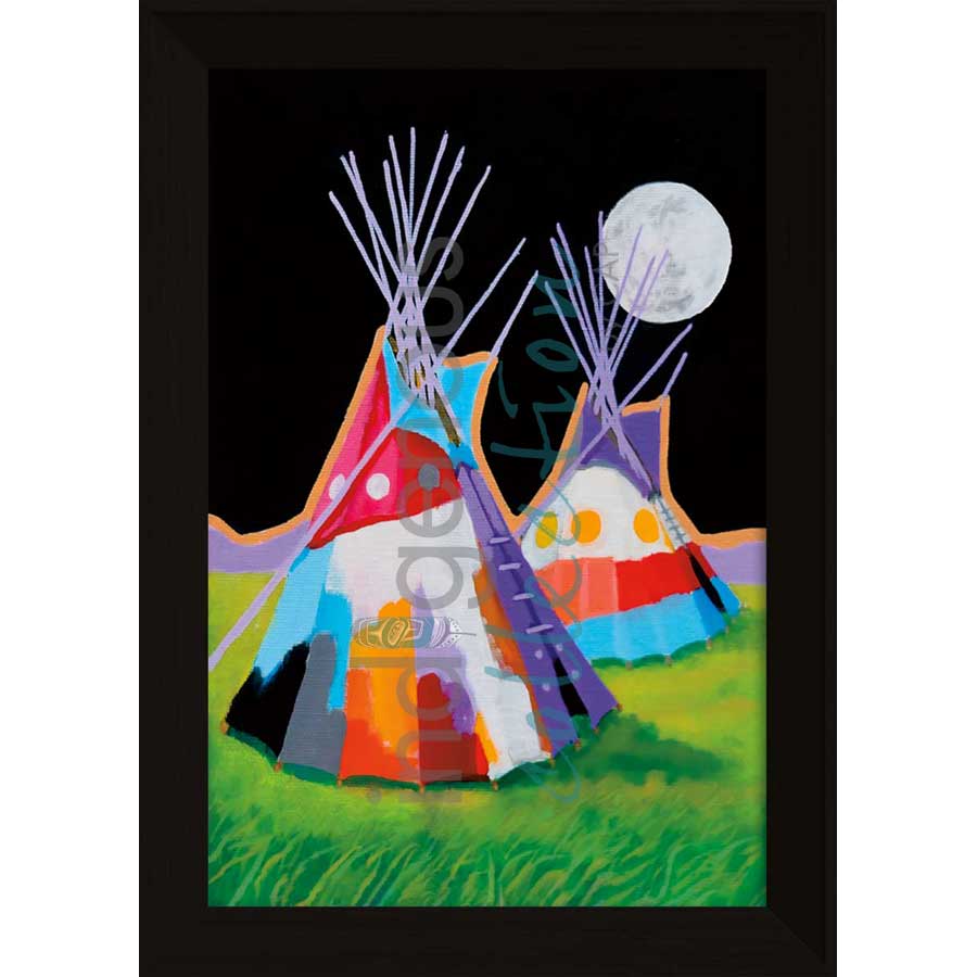 Bed and Breakfast by artist John Balloue - Cherokee. Indigenous Collection