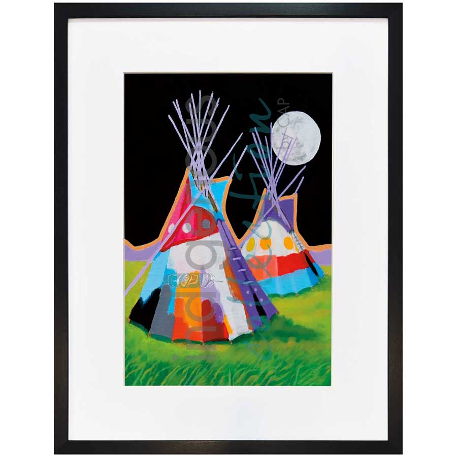 Bed and Breakfast by artist John Balloue - Cherokee. Indigenous Collection