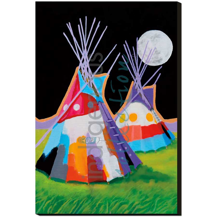 Bed and Breakfast by artist John Balloue - Cherokee. Indigenous Collection