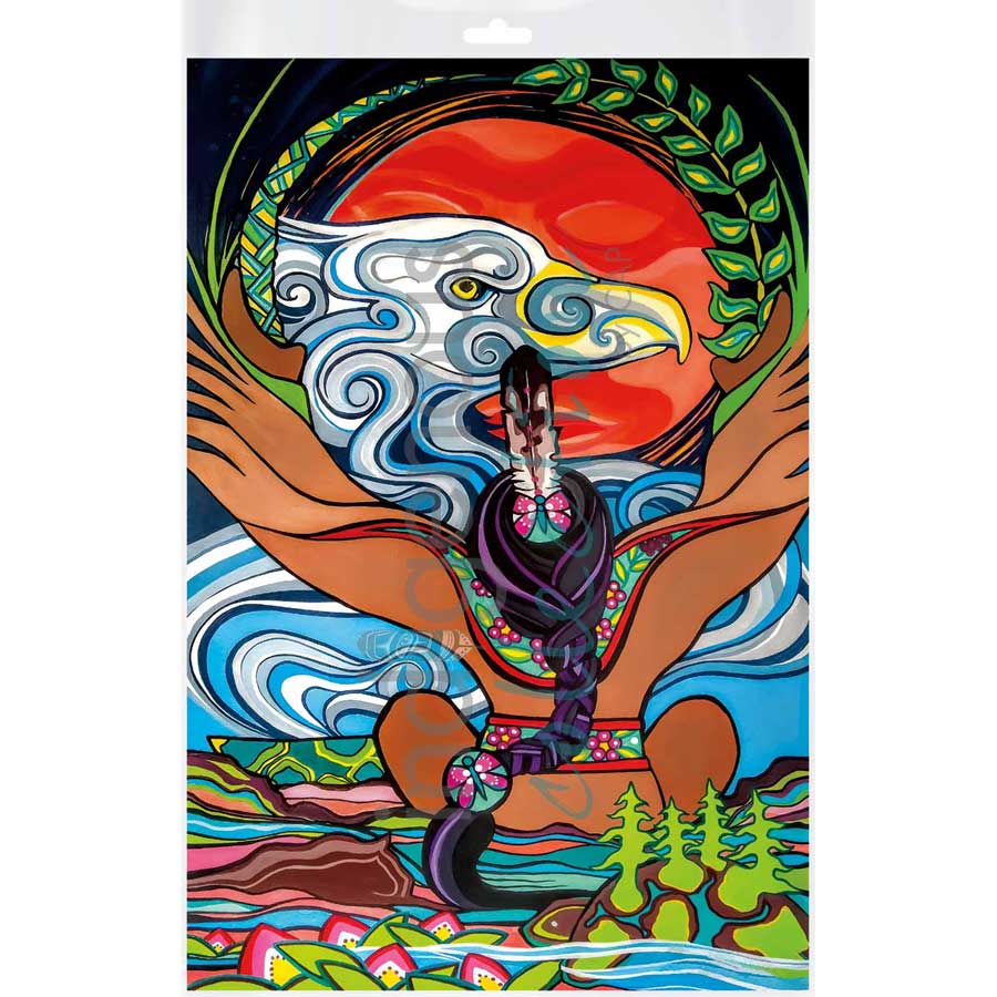 The Gifts We Are Given by artist Pam Cailloux - Huron Heritage. Indigenous Collection