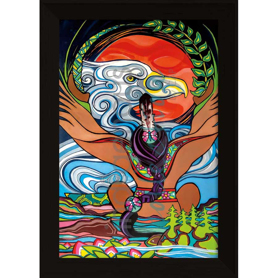 The Gifts We Are Given by artist Pam Cailloux - Huron Heritage. Indigenous Collection