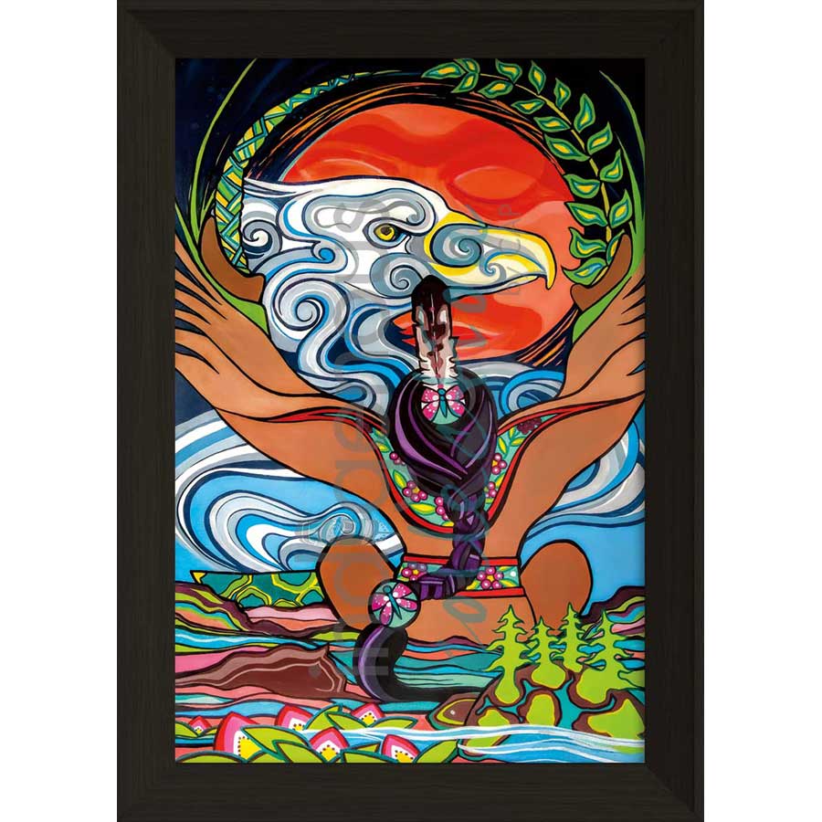 The Gifts We Are Given by artist Pam Cailloux - Huron Heritage. Indigenous Collection