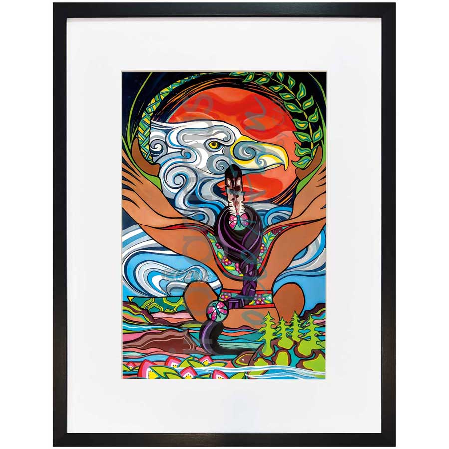 The Gifts We Are Given by artist Pam Cailloux - Huron Heritage. Indigenous Collection