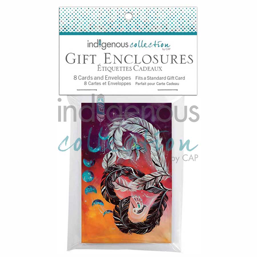 Lovebirds Gift Enclosure Cards by artist Karen Erickson