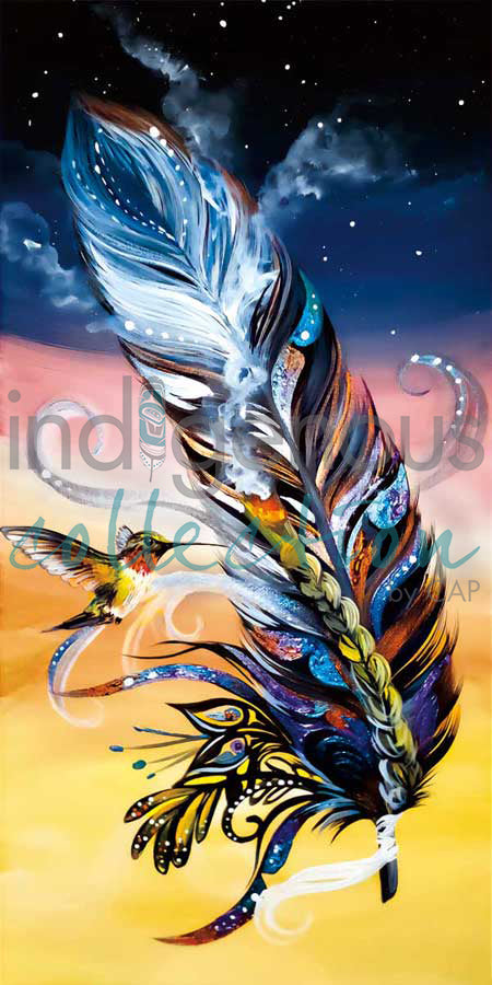 Hummingbird Dance by artist Karen Erickson