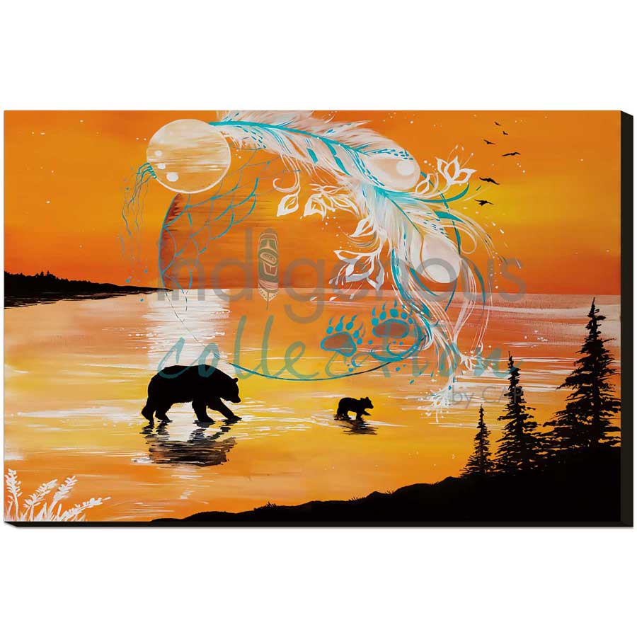 Mother Bear II by artist Karen Erickson - Métis/Cree. Indigenous Collection