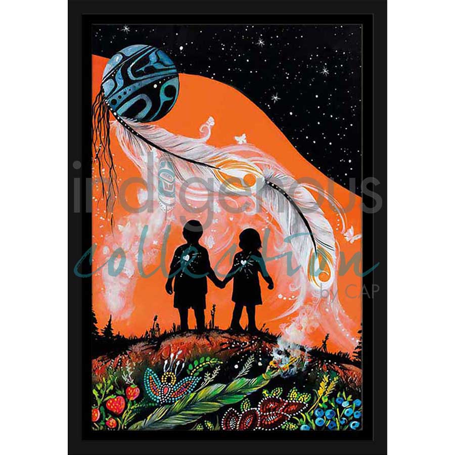 The Journey Home by artist Karen Erickson - Métis/Cree. Indigenous Collection