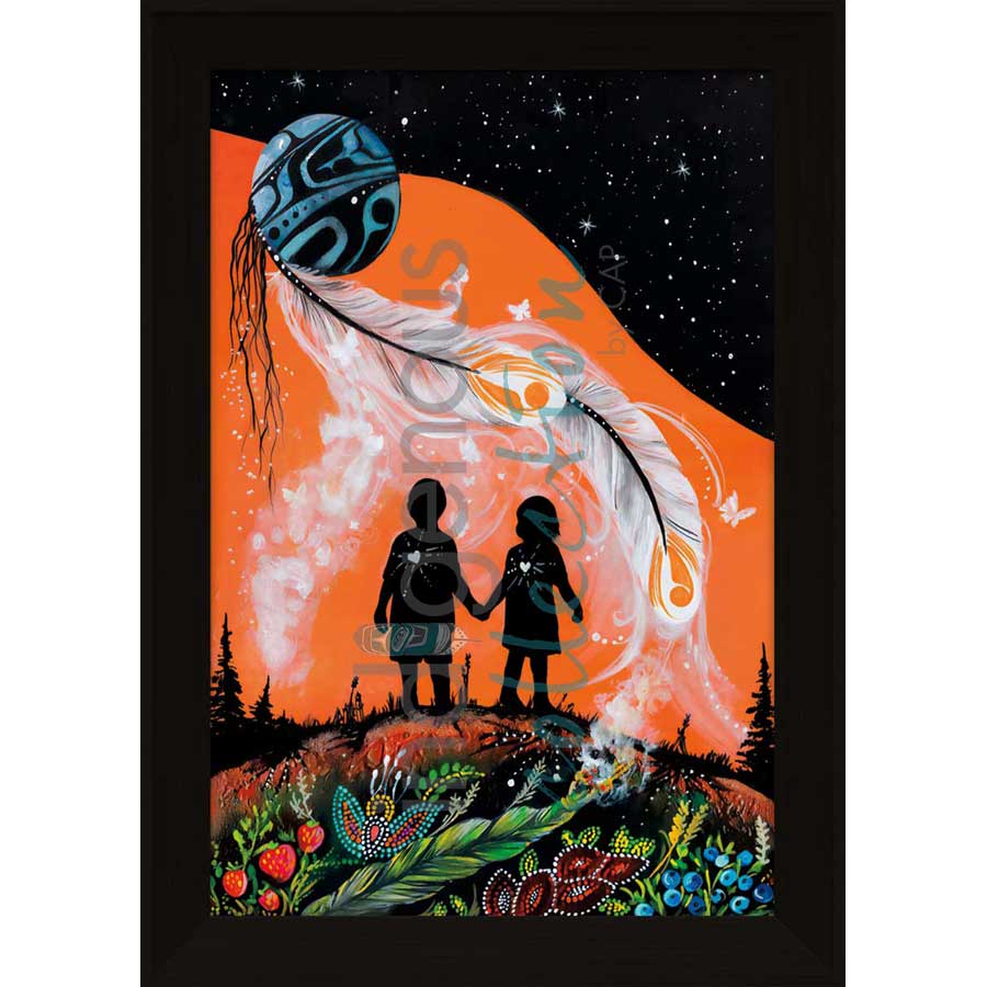 The Journey Home by artist Karen Erickson - Métis/Cree. Indigenous Collection