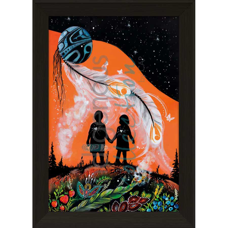 The Journey Home by artist Karen Erickson - Métis/Cree. Indigenous Collection