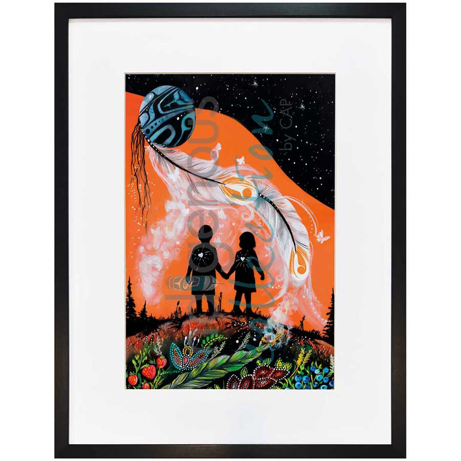 The Journey Home by artist Karen Erickson - Métis/Cree. Indigenous Collection