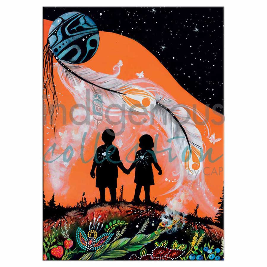 The Journey Home Magnets by artist Karen Erickson