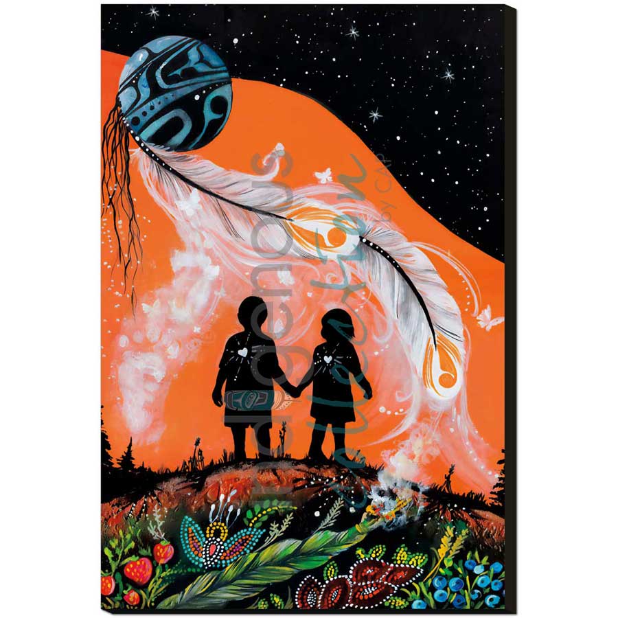 The Journey Home by artist Karen Erickson - Métis/Cree. Indigenous Collection