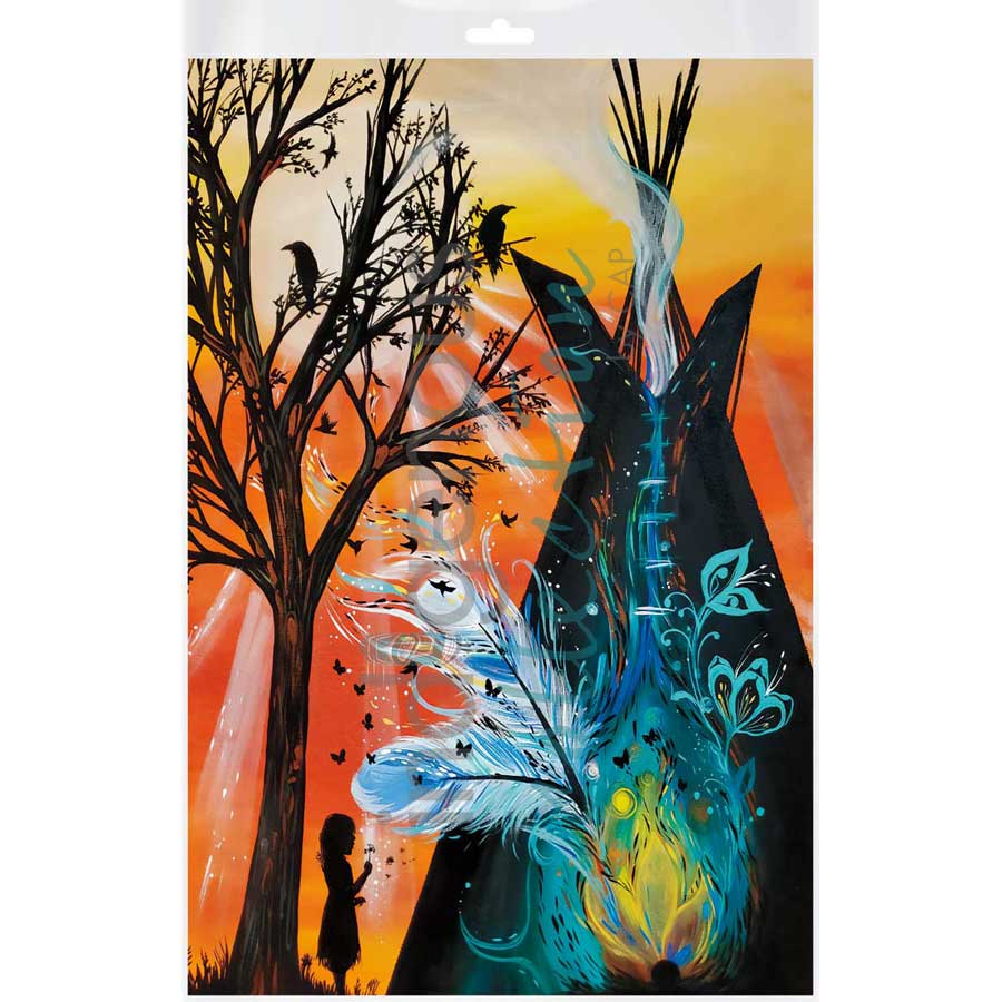 Through Children's Eyes by artist Karen Erickson - Métis/Cree. Indigenous Collection
