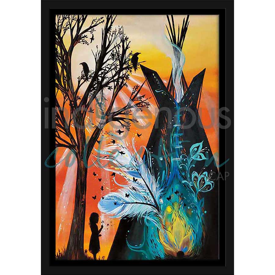 Through Children's Eyes by artist Karen Erickson - Métis/Cree. Indigenous Collection