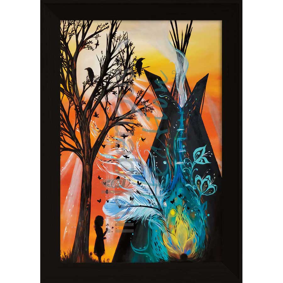 Through Children's Eyes by artist Karen Erickson - Métis/Cree. Indigenous Collection