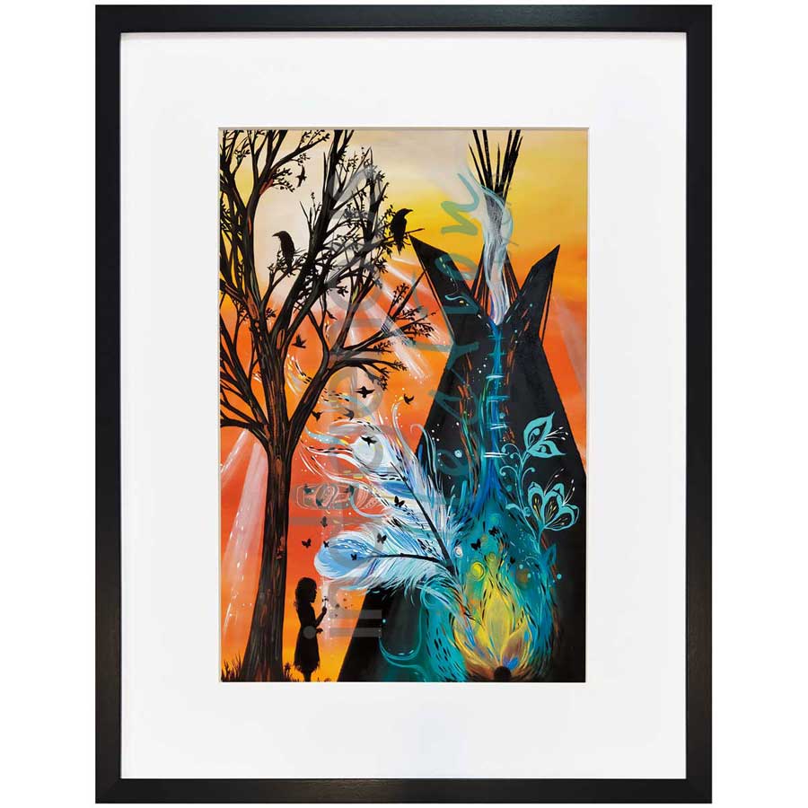 Through Children's Eyes by artist Karen Erickson - Métis/Cree. Indigenous Collection