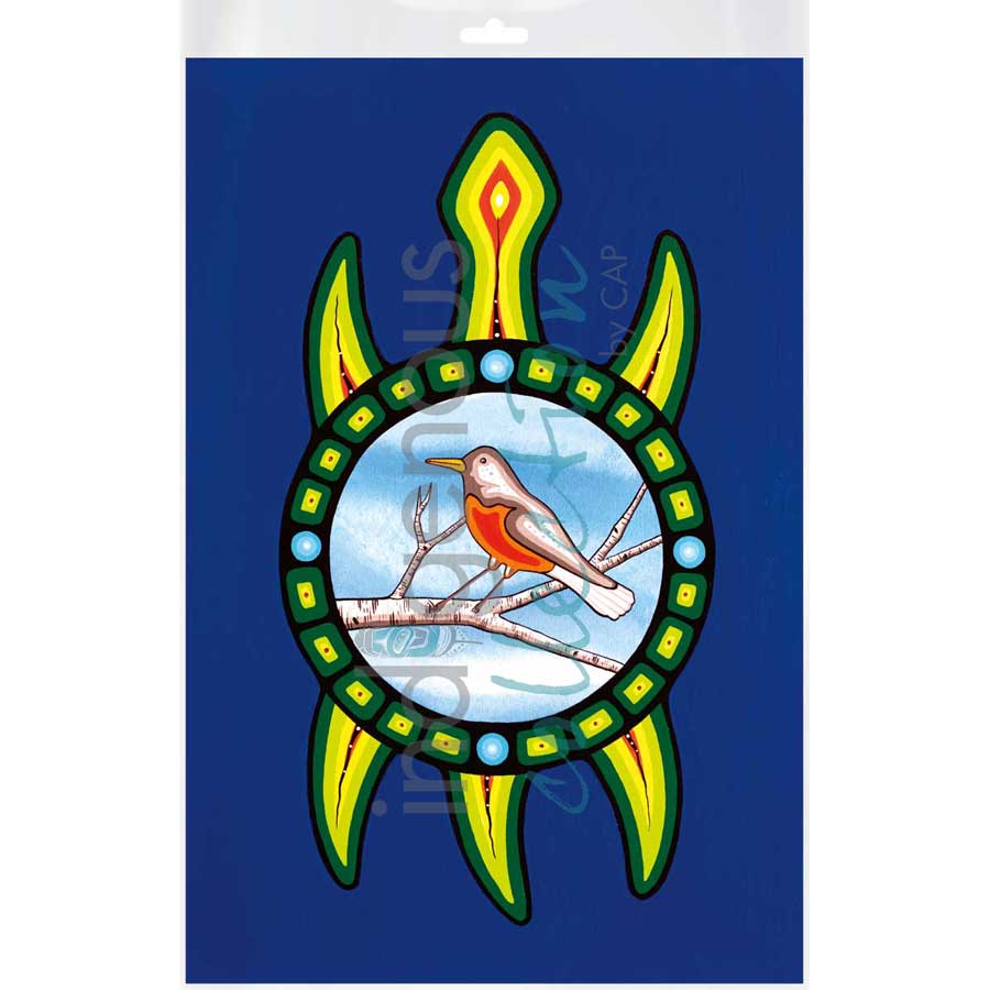 Bird Clan by artist Jeffrey Red George - Ojibway. Indigenous Collection