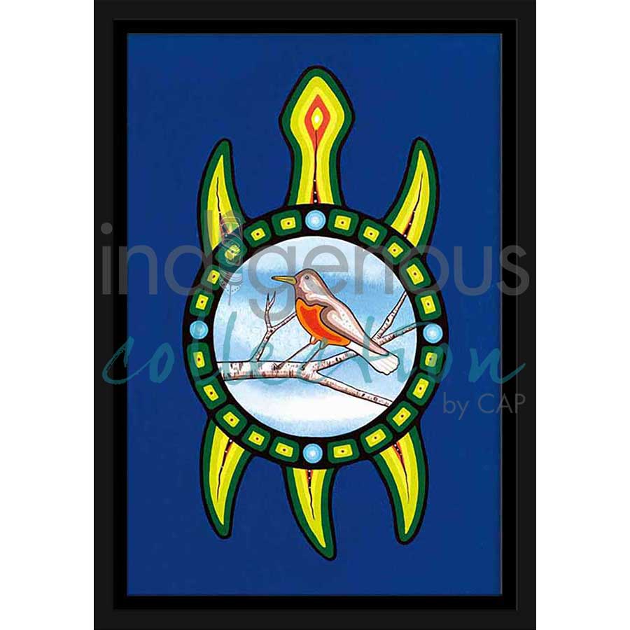Bird Clan by artist Jeffrey Red George - Ojibway. Indigenous Collection