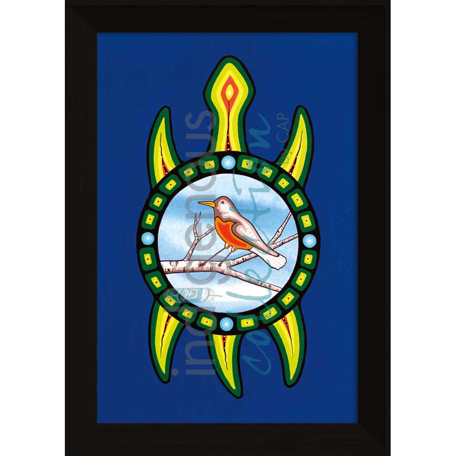 Bird Clan by artist Jeffrey Red George - Ojibway. Indigenous Collection