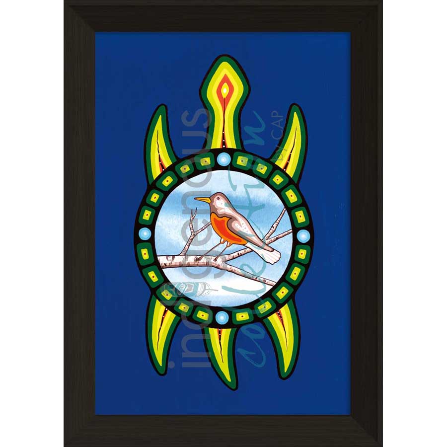 Bird Clan by artist Jeffrey Red George - Ojibway. Indigenous Collection