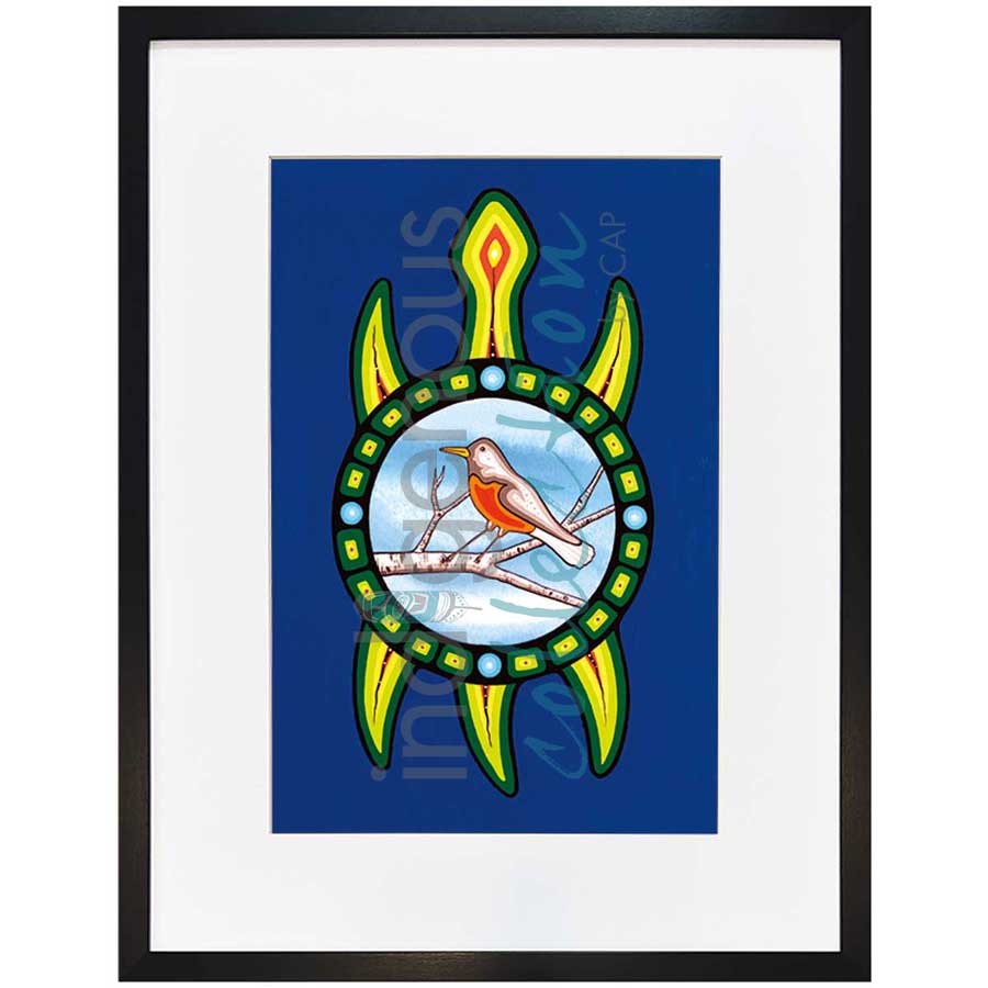 Bird Clan by artist Jeffrey Red George - Ojibway. Indigenous Collection