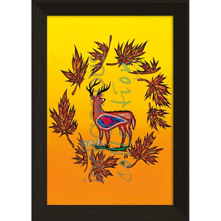 October Harvest by artist Jeffrey Red George - Ojibway. Indigenous Collection