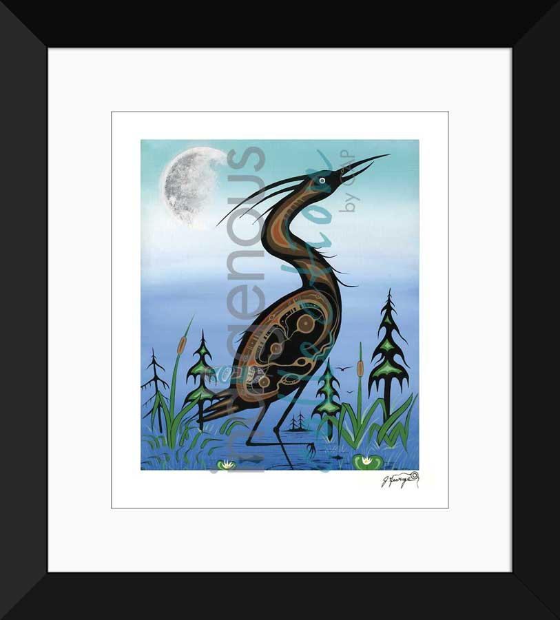 Blue Heron Limited Edition. Indigenous Collection