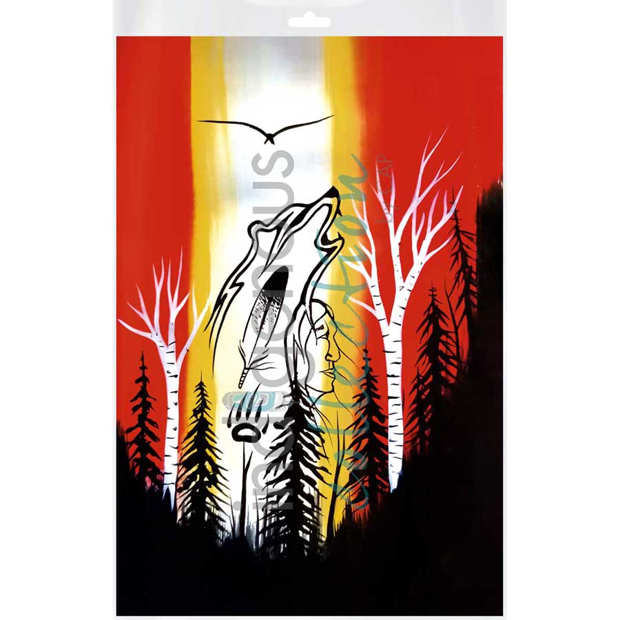Grandfather Sky by artist Jeffrey Red George - Ojibway. Indigenous Collection