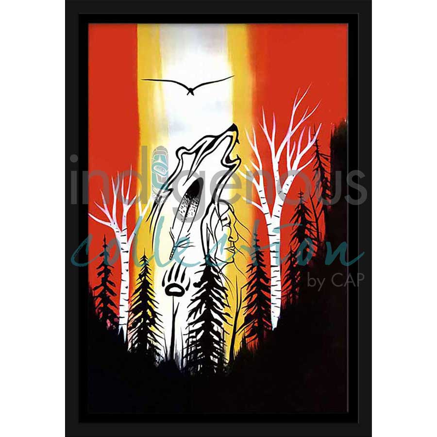 Grandfather Sky by artist Jeffrey Red George - Ojibway. Indigenous Collection