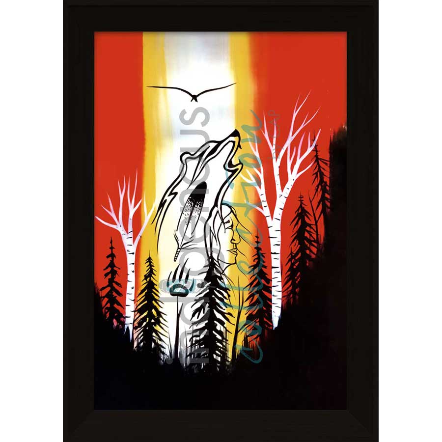 Grandfather Sky by artist Jeffrey Red George - Ojibway. Indigenous Collection