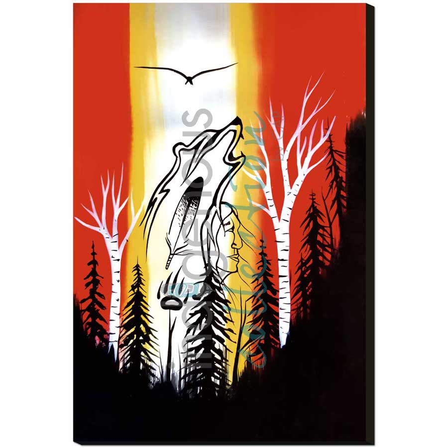 Grandfather Sky by artist Jeffrey Red George - Ojibway. Indigenous Collection