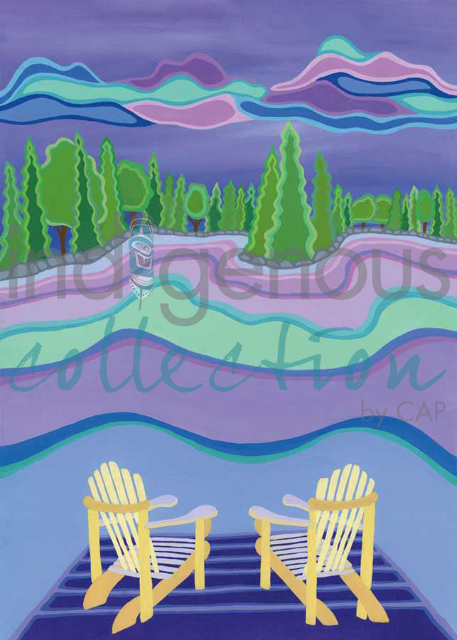 Lakeside Dreams for Two by artist Patrick Hunter