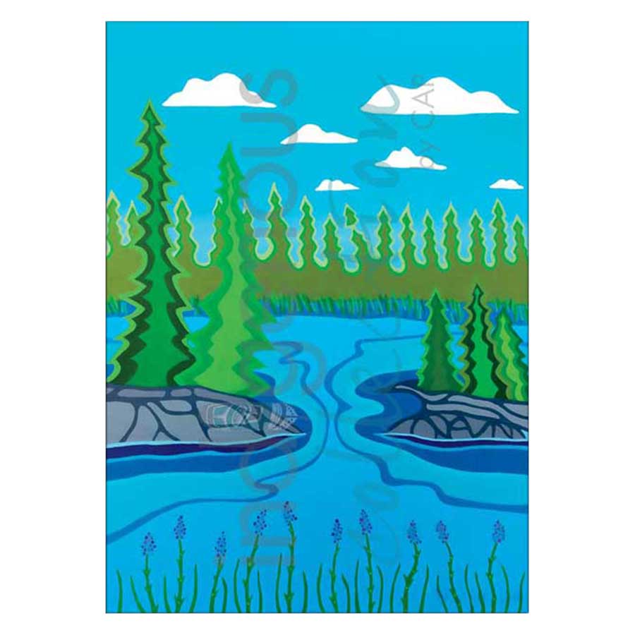 Afternoon River Vibes Canvas Prints