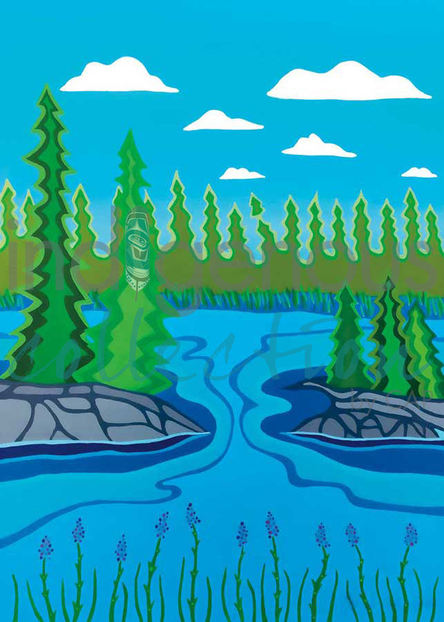 Afternoon River Vibes by artist Patrick Hunter