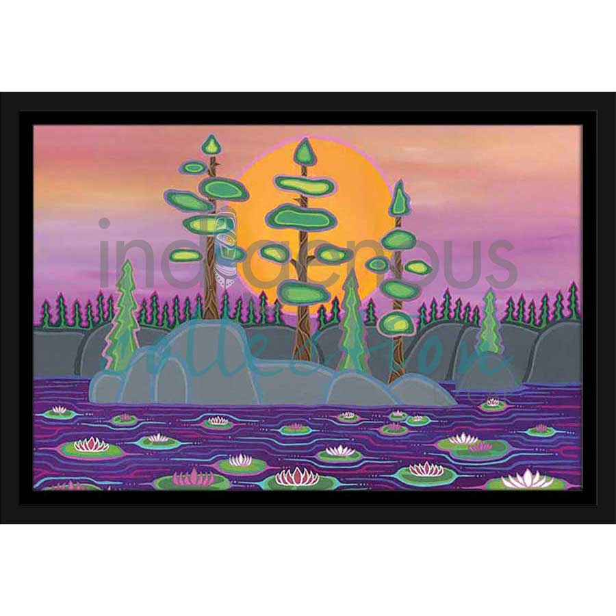 Ponder by artist Patrick Hunter - Ojibway. Indigenous Collection